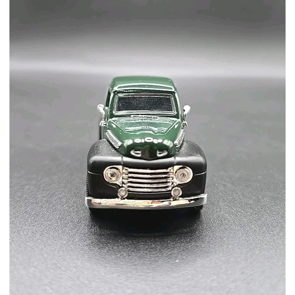 Vintage john Menards FORD 1940's Employee Christmas Gift Diecast Toy Car Green.